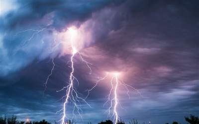 رگبار و رعد و برق در ۲۱ استان