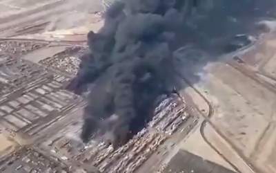 تصاویر هوایی از آخرین وضعیت بندر شهید رجایی  