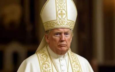 ترامپ درباره دلقک‌بازی با لباس پاپ: کار من نبود!  <img src="https://cdn.jahannews.com/images/video_icon.png" width="11" height="10" border="0" align="top">