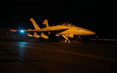 ناپدید شدن جنگنده آمریکایی در دریای سرخ