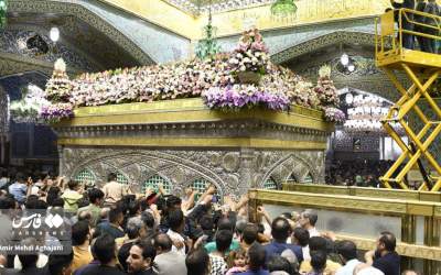 عکس/ گل آرایی حرم سلطان