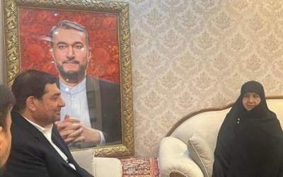 تقدیر مخبر از خانواده شهید امیرعبداللهیان