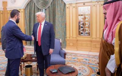 عکس/ دیدار ترامپ و جولانی در عربستان