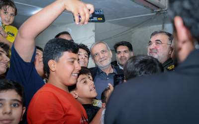 عکس سلفی با پزشکیان