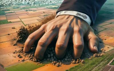 دست درازی در حوالی شهر/ تصرف ۱۵۰ هکتار زمین توسط یک خودروساز