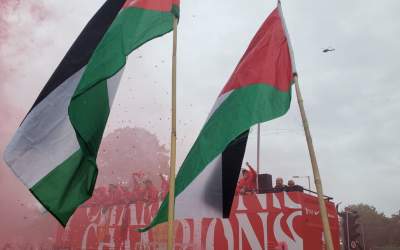 سنگ تمام هواداران لیورپول برای فلسطین