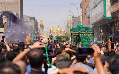 تشییع نمادین پیکر امام جواد در کاظمین +فیلم  <img src="https://cdn.jahannews.com/images/video_icon.png" width="16" height="16" border="0" align="top">