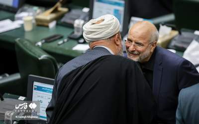 عکس/ روبوسی قالیباف و رسایی