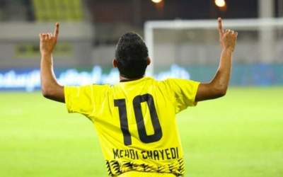 قائدی مرد شماره یک لیگ امارات شد