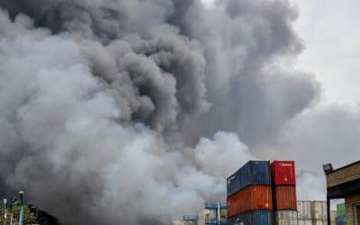 خسارات ۳ هزار کانتینر در انفجار بندر شهید رجایی