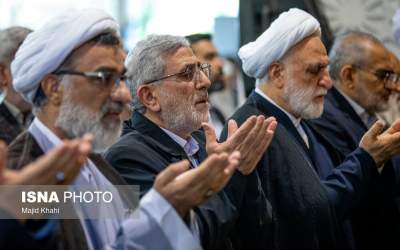 عکس/ سردار قاآنی در نماز عید قربان