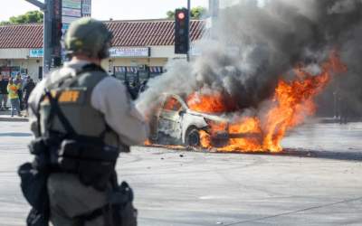 تنش و آشوب در لس آنجلس