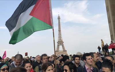 تظاهرات گسترده حامیان غزه در پاریس +فیلم  <img src="https://cdn.jahannews.com/images/video_icon.png" width="16" height="16" border="0" align="top">