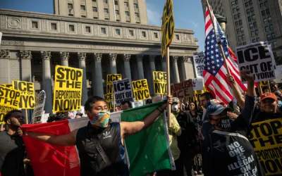 تظاهرات لس‌آنجلس به نیویورک رسید