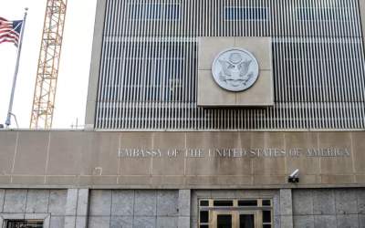 اصابت موشک نزدیک سفارت آمریکا در تل‌آویو