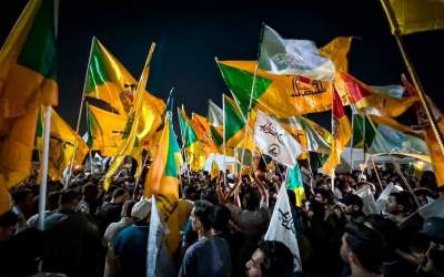 تجمع مردمی در بغداد برای بستن سفارت آمریکا