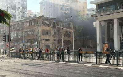 ویرانیِ گسترده در حیفا  <img src="https://cdn.jahannews.com/images/video_icon.png" width="16" height="16" border="0" align="top">