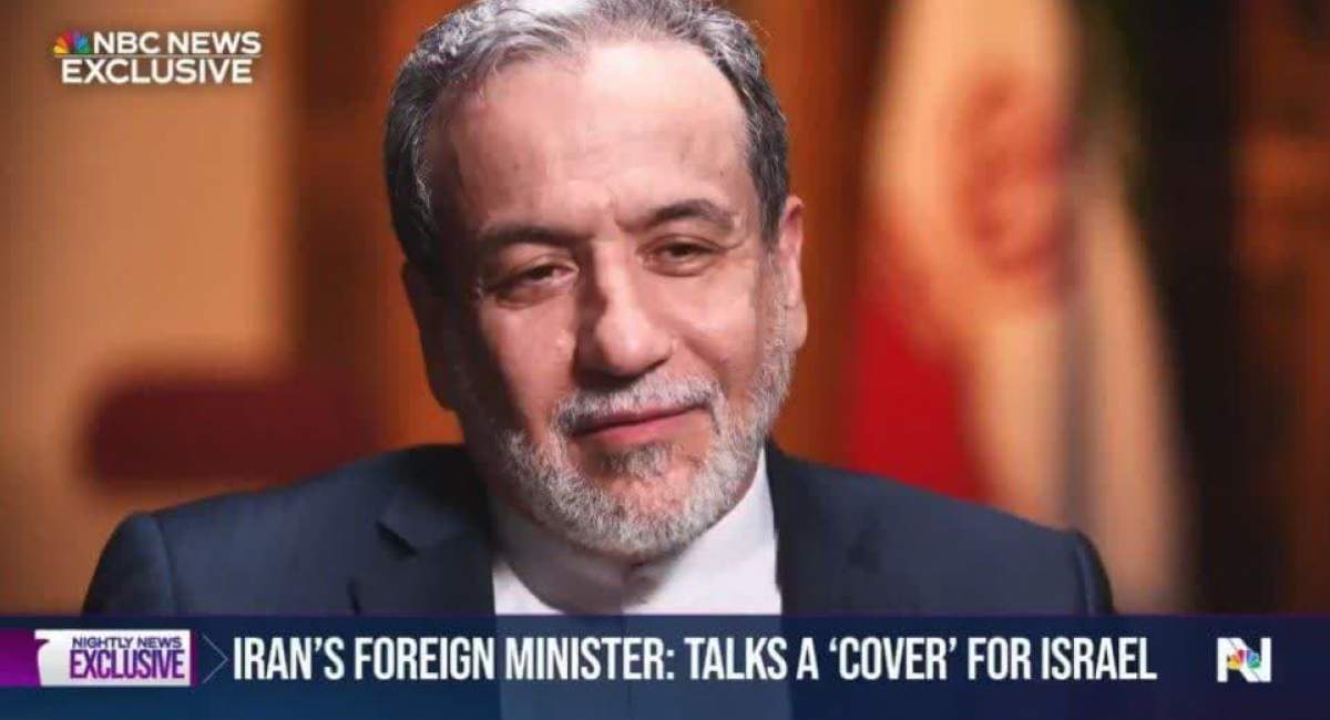 عراقچی در مصاحبه با NBC: شاید آمریکا اصلاً علاقه‌ای به مذاکرات نداشت و فقط از گفتگوها به عنوان پوششی برای حمله اسرائیل استفاده کرده بود/ پس از تجاوزات اسرائیل، به واشنگتن اعتماد نداریم