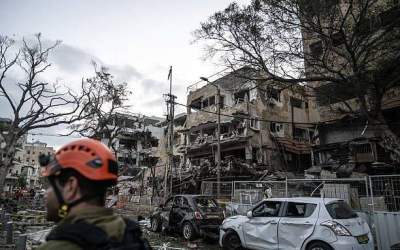 قطع برق در اراضی اشغالی در پی حملات ایران