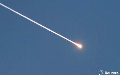 تصویر برگزیده رویترز از موشک ایرانی