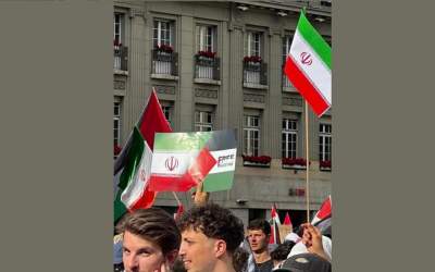 تجمع ۱۸ هزار شهروند سوئیسی برای حمایت از ایران