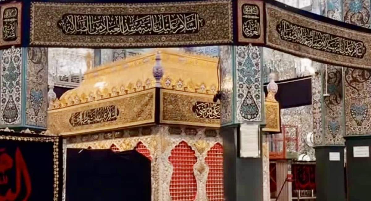 حرم حضرت زینب(س) سیاهپوش شد +عکس