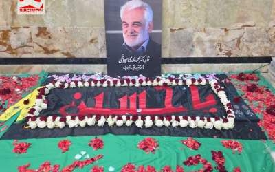 عکس/ آرامگاه ابدی شهید طهرانچی و همسرش