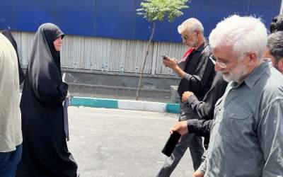 عکس/ سعید جلیلی در مراسم بدرقه شهیدان اقتدار