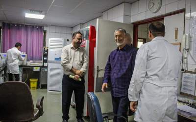 عیادت سیاری از جانبازان تحت درمان ارتش