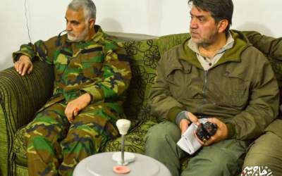 تصاویر منتشر نشده از حاج‌یونس در کنار حاج‌قاسم