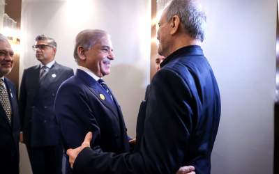 دیدار پزشکیان با نخست‌وزیر پاکستان