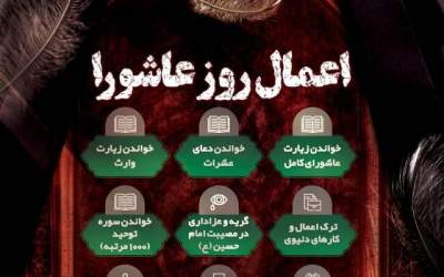 اینفوگرافیک/ اعمال روز عاشورا