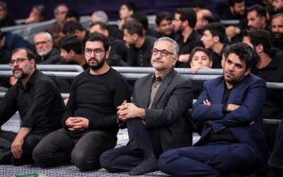 عکس/ سعید لیلاز در حسینیه امام خمینی(ره)