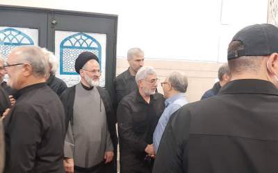 عکس/ سردار قاآنی در مراسم بزرگداشت شهید ایزدی