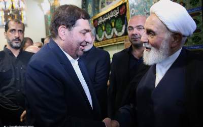 عکس/ تسلیت مخبر به ناطق