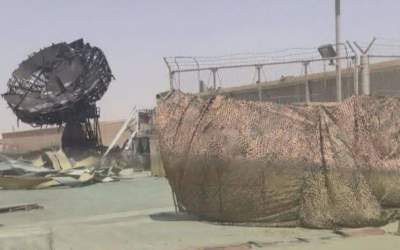 تصاویر جدید از رادوم منهدم شده آمریکایی