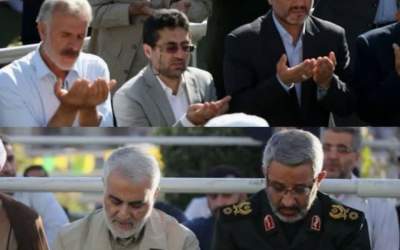 تصویری دیده نشده از شهید غیب پرور و حاج قاسم