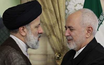 ظریف خطاب به شهید رئیسی: هنوز جای قبلی درد می‌کند