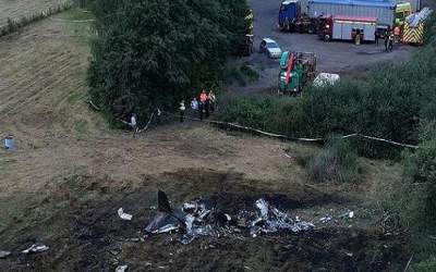 سقوط هواپیمای سبک در غرب فنلاند