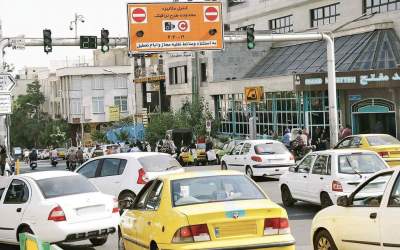 عوارض طرح ترافیک ایام جنگ صفر شد