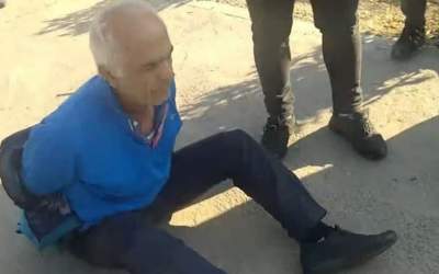 لحظه دستگیری بهروز احسانی‌اسلاملو