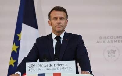 ماکرون: نمی‌توانیم گرسنگی کودکان در غزه را بپذیریم