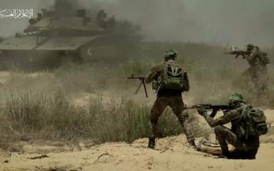 تلاش نیروهای مقاومت برای نفوذ به پایگاه اسرائیلی