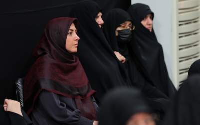 عکس/ المیرا شریفی مقدم در بیت رهبری