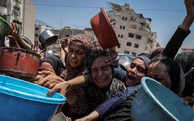 ورود تنها ۳۶ کامیون حامل کمک‌های انسانی به غزه