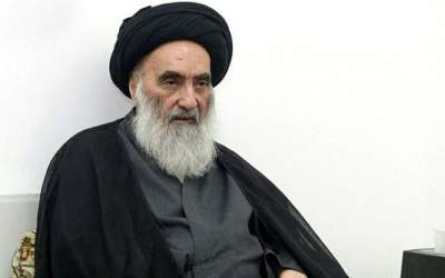 تصاویر آیت الله سیستانی در اماکن عمومی ممنوع شد