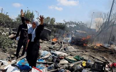 حمله جدید اسرائیل به چادر آوارگان در خان یونس