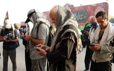 تماس رایگان در پیاده‌روی اربعین