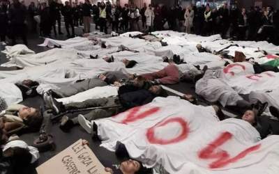 پیکرهای نمادین شهدای غزه در خیابان‌های اسلو  <img src="https://cdn.jahannews.com/images/video_icon.png" width="11" height="10" border="0" align="top">