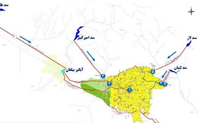 آب تهران از کجا تامین می‌شود؟